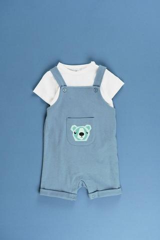 Dungaree and T-Shirt Set