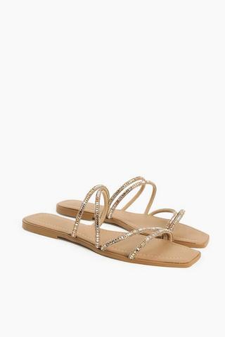 Diamante Strappy Sandal