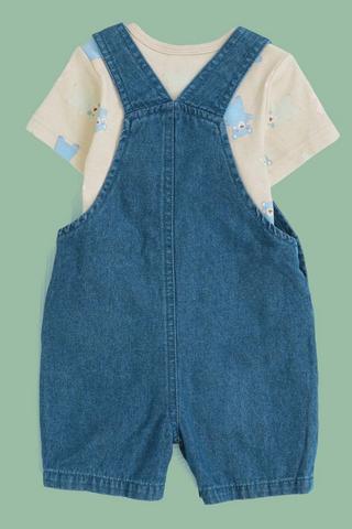Dungaree And Tee Set