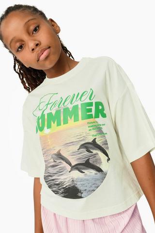 Dolphin Boxy T-Shirt
