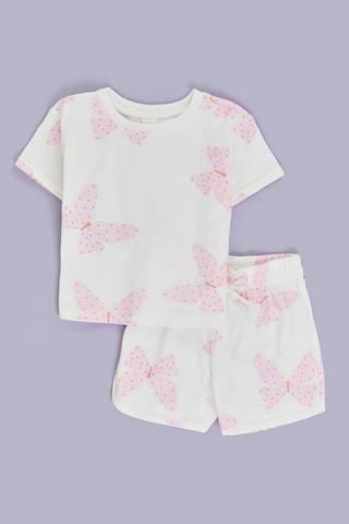 Butterfly T-shirt and Shorts Set