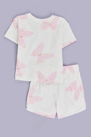 Butterfly T-shirt and Shorts Set