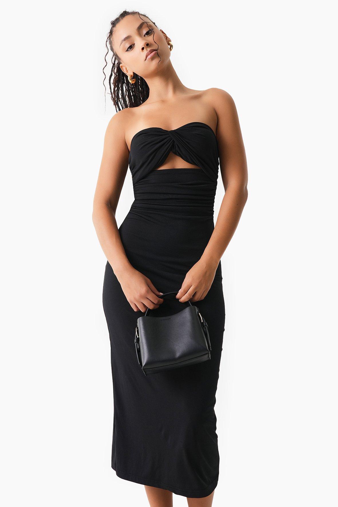 brown white dresser Shaybrock - Simple V Neck Backless Promotion_Price Drop size:3X