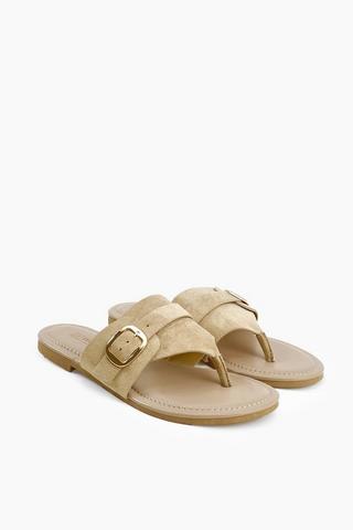 Buckle Thong Sandal