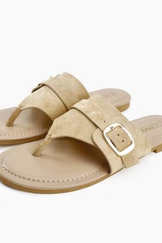 Buckle Thong Sandal