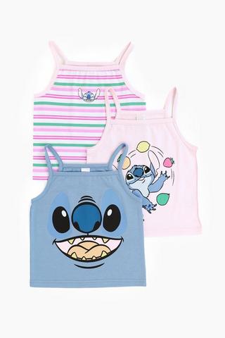 Stitch 3 Pack Cami Tops