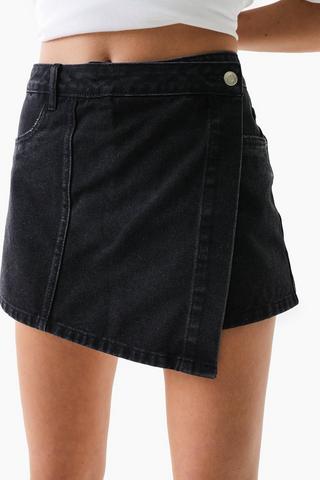 Denim Skort