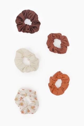 5 Pack Scrunchies