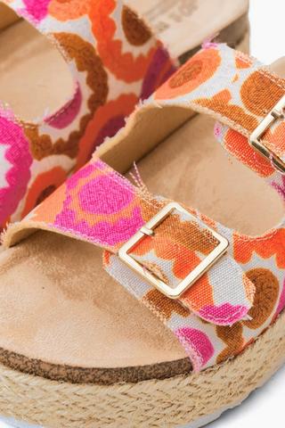 Platform Double Buckle Slides