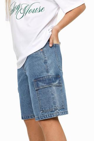 Cargo Denim Jorts