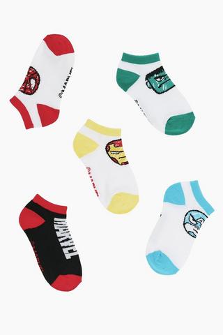 Marvel 5 Pack Socks