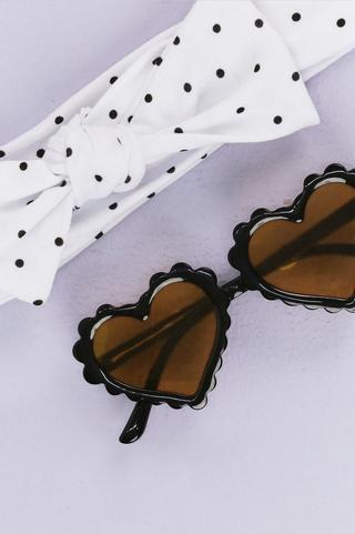 Sunglasses And Bow Set