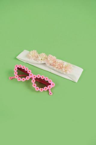 Sunglasses And Bow Set