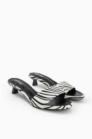 Zebra Kitten Heel