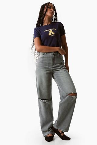 Rigid Straight Denim