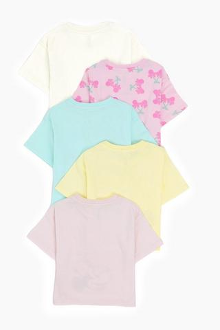 Minnie Mouse 5 Pack T-Shirts