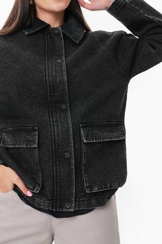 Denim Harrington Jacket