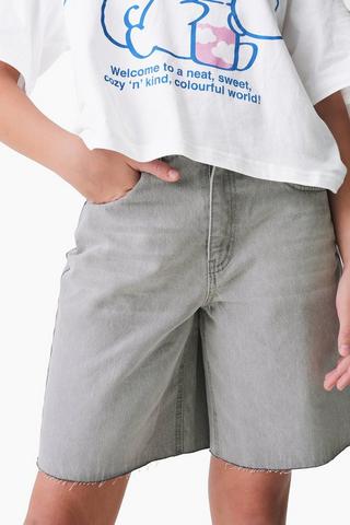 Denim Bermuda Shorts