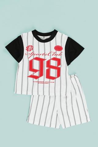 Sports T-Shirt And Shorts Set