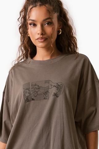 Tom and Jerry Oversized T-Shirt