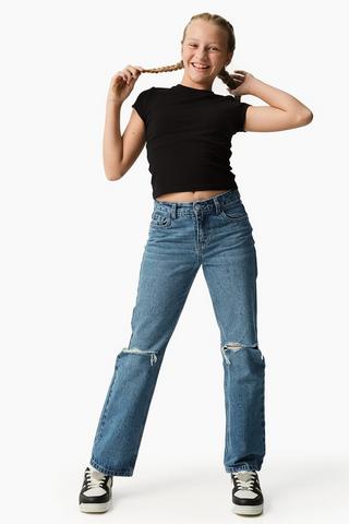 Rigid Straight Denim