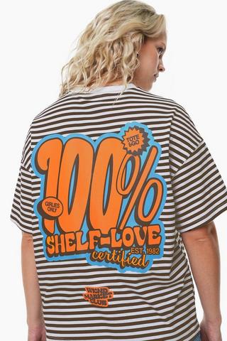 Stripe Oversized Boxy T-Shirt