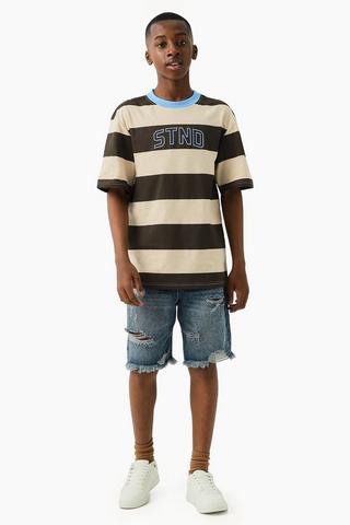 Denim Bermuda Shorts