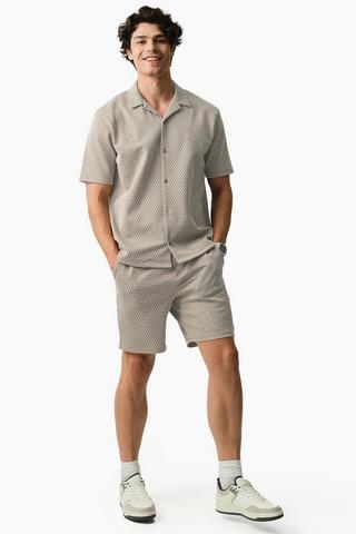 Textured Shorts