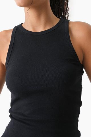 Ribbed Racer Top