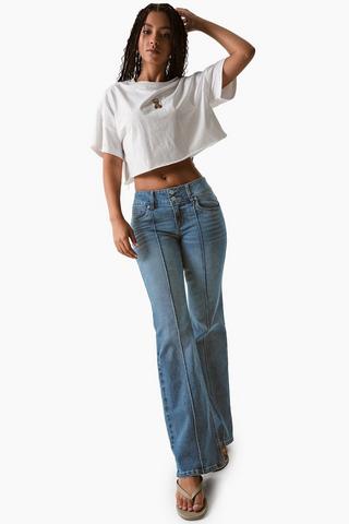 Stretch Bootleg Denim