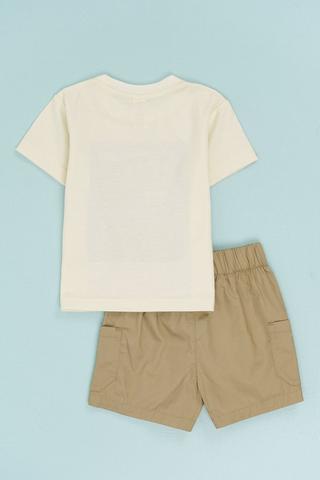 T-shirt And Cargo Shorts Set