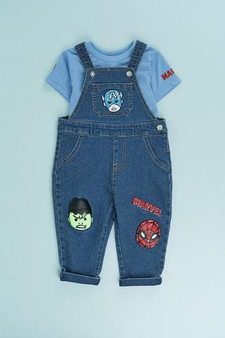 Marvel Dungaree and T-Shirt Set