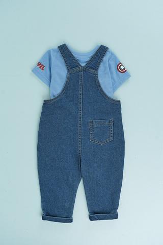 Marvel Dungaree and T-Shirt Set