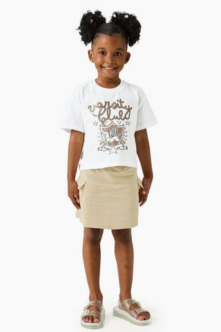 Boxy Tee And Skirt Set