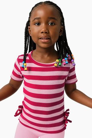 Stripe Fitted T-Shirt