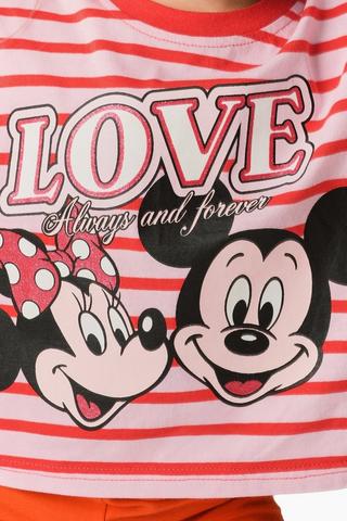 Mickey And Minnie Mouse Boxy Tee