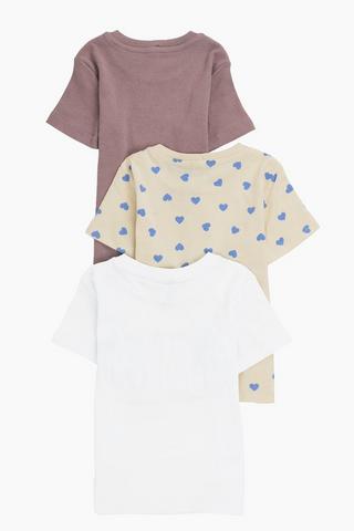 3 Pack T-Shirts