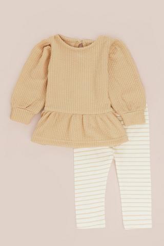 Long Sleeve Top And Leggings Set