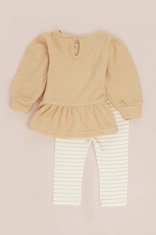 Long Sleeve Top And Leggings Set