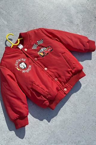 Lightning McQueen Bomber Jacket