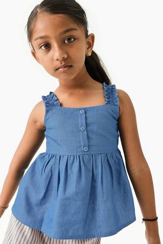 Sleeveless Peplum Top