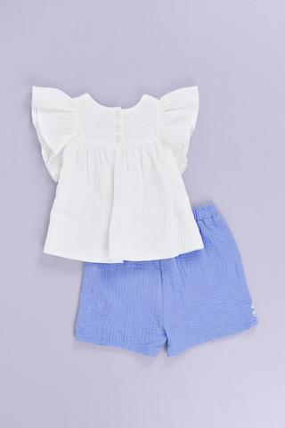 Peplum Top And Shorts Set