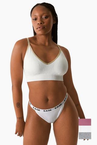3 Pack Seamless Brazilians