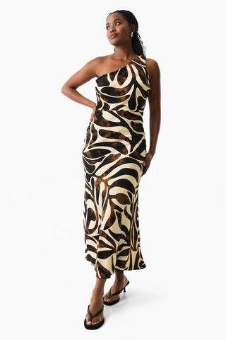 Asymmetrical Column Dress