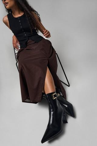 Buckle Strap Boot