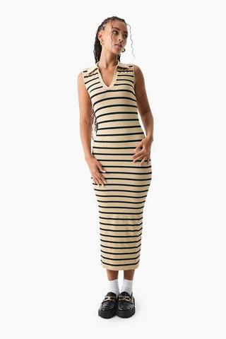 Stripe Seamless Bodycon Dress