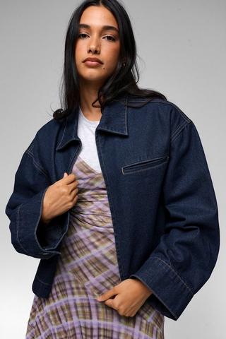 Denim Bomber Jacket