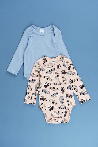 2 Pack Long sleeve Bodysuits