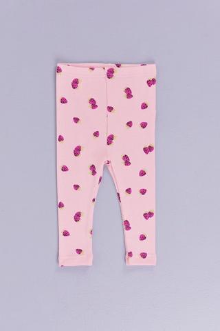 Strawberry Ribbed Leggings