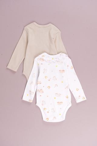 2 Pack Long sleeve Bodysuits